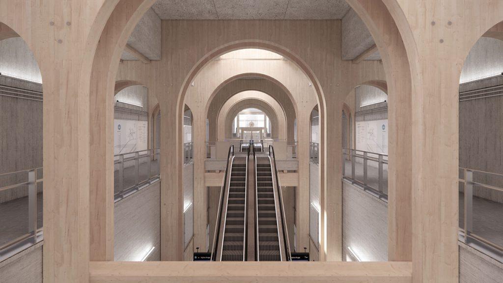 Metro Copenhagen, Holz, JaJa Architects