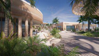 Kalba Beach: Strand-Oase in Lehm und Holz. (Bild: 3deluxe)