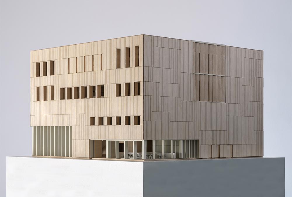 Die neue Lecture Hall der Universität Tilburg: Ein Modellbeispiel zukunftsorientierter, klimafreundlicher Bildungsarchitektur. (Modell: Studio Abstract, Bild: Frans Parthesius)