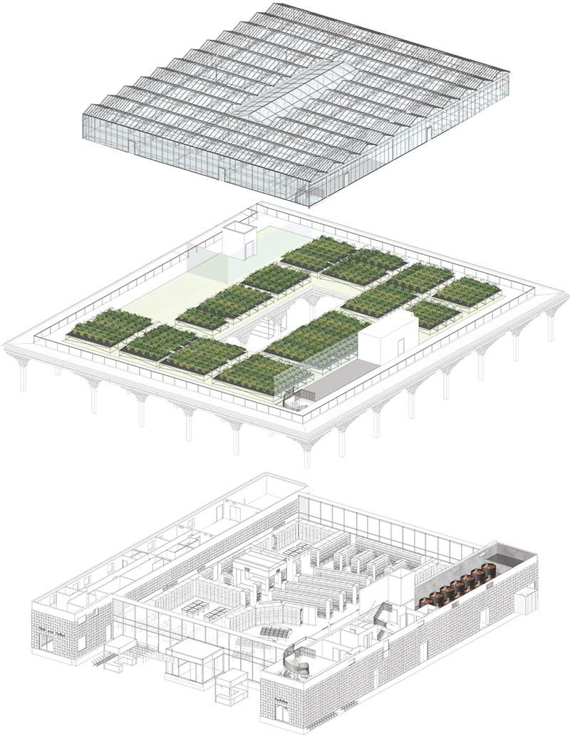 Grafik, Rewe Green Farming, Wiesbaden, ACME, Holzbau