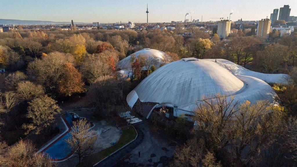 Multihalle Mannheim, Renovierung, Frei Otto, Arthur Bauer