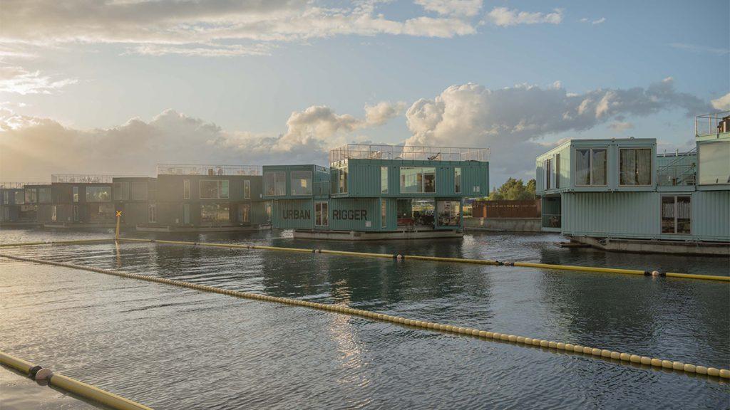 Urban Rigger: Wohnen auf dem Wasser – preisgünstig, nachhaltig und schön. (Bild: Michael Nagl)