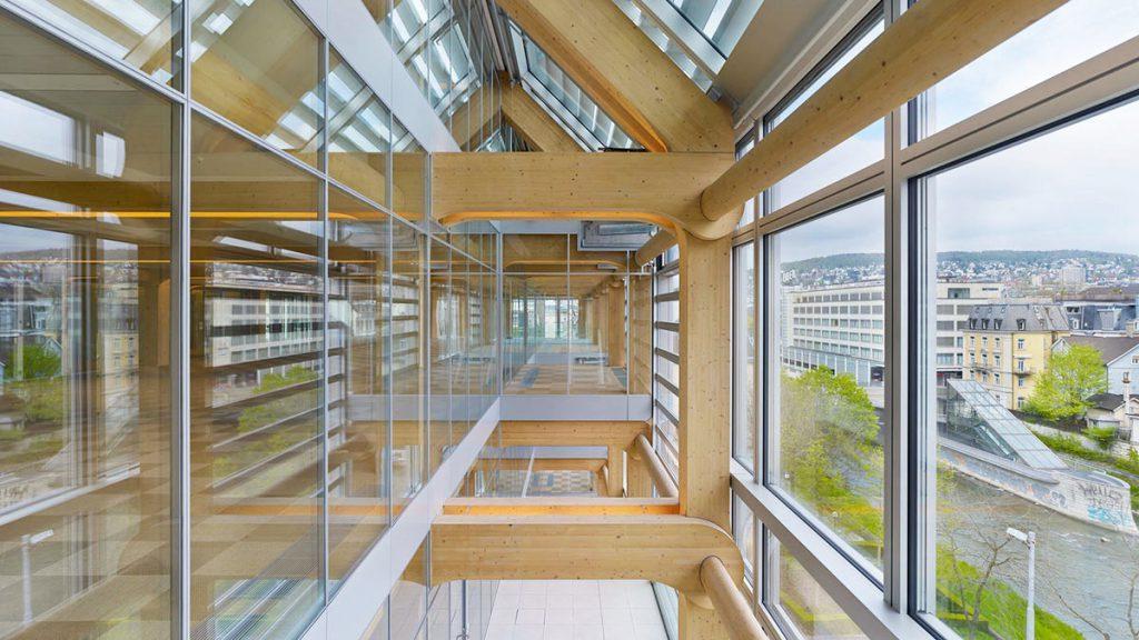 Tamedia Buidling, Zürich, Holzbau, Shigeru Ban