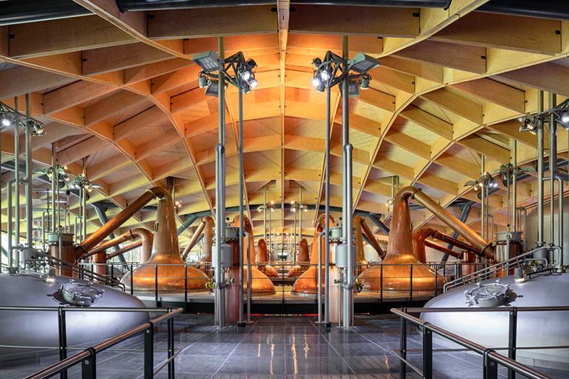 Macallan Distillery, Schottland, Speyside, Rogers Stirk Harbour + Partners, Wiehag