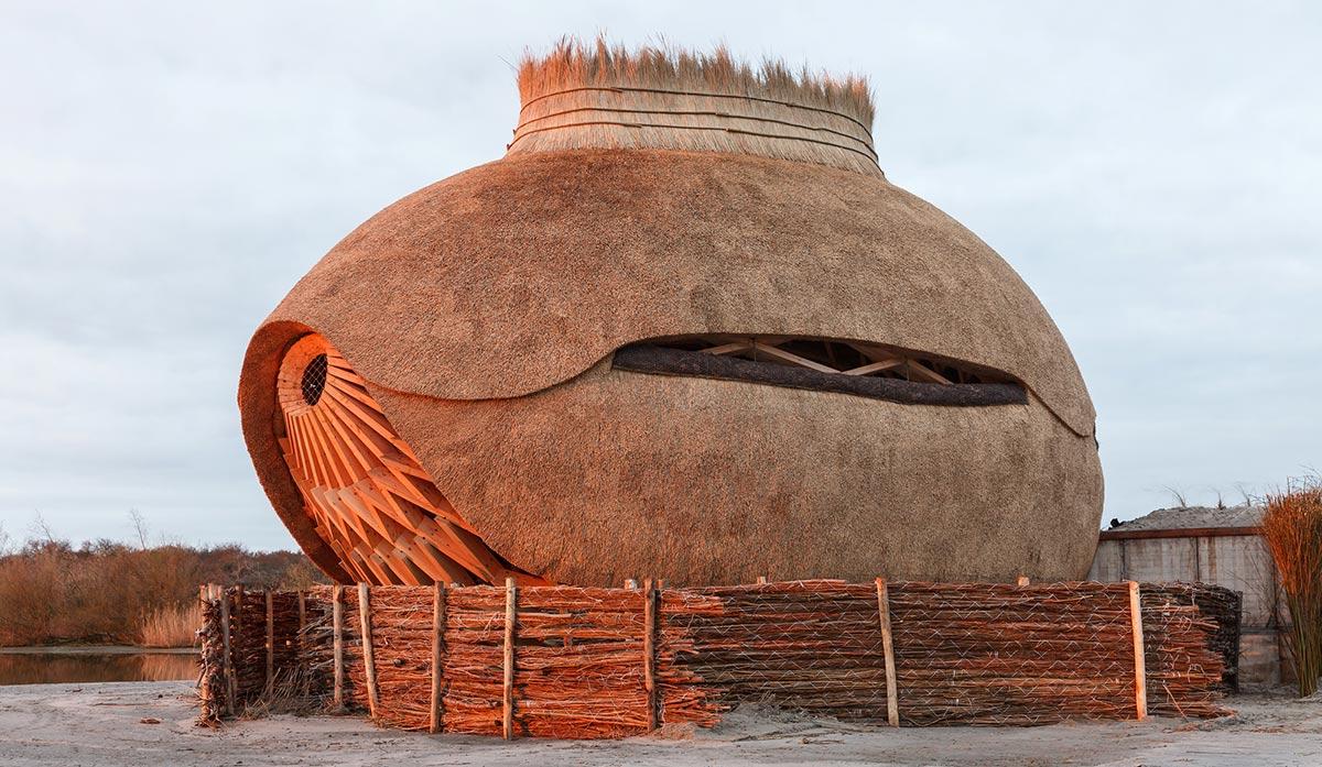 Außenhülle, Vogelobservatorium Tij, Scheelhoek, Niderlande, RAU, Ro&AD