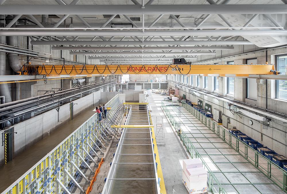 Das weltweit einzigartige „River Lab“ an der Donau bietet Top-Bedingungen zur Forschung in Bereichen wie Wasserkraft, Hochwasser- und Umweltschutz. (Bild: ATP / Kuball)