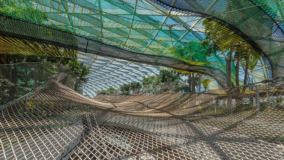 Sky Nets, Jewel Changi Airport, Singapur, Safdie Architects