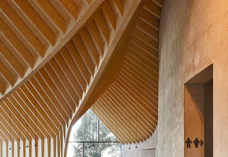 Holzbau, Berghütte Oberholz, Obereggen, Peter Pichler, Pavol Mikolajcak, Südtirol, Dolomiten