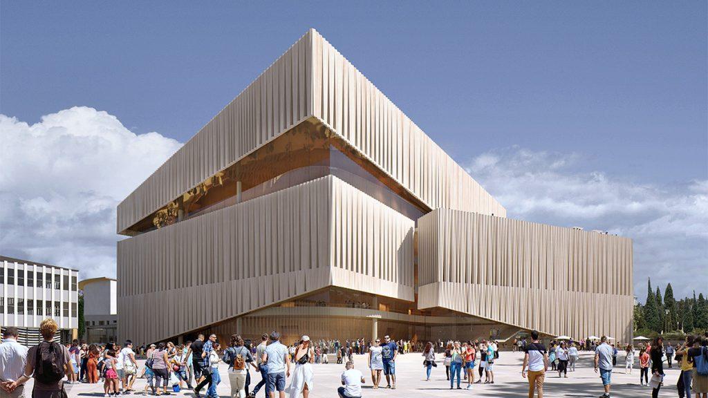 Verbindendes Kultur-Projekt: Das Canberra Theatre Center soll zum gesellschaftlichen Highlight der Stadt und zum begehrten Auftrittsort internationaler Künstler werden. (Bild: Henning Larsen)