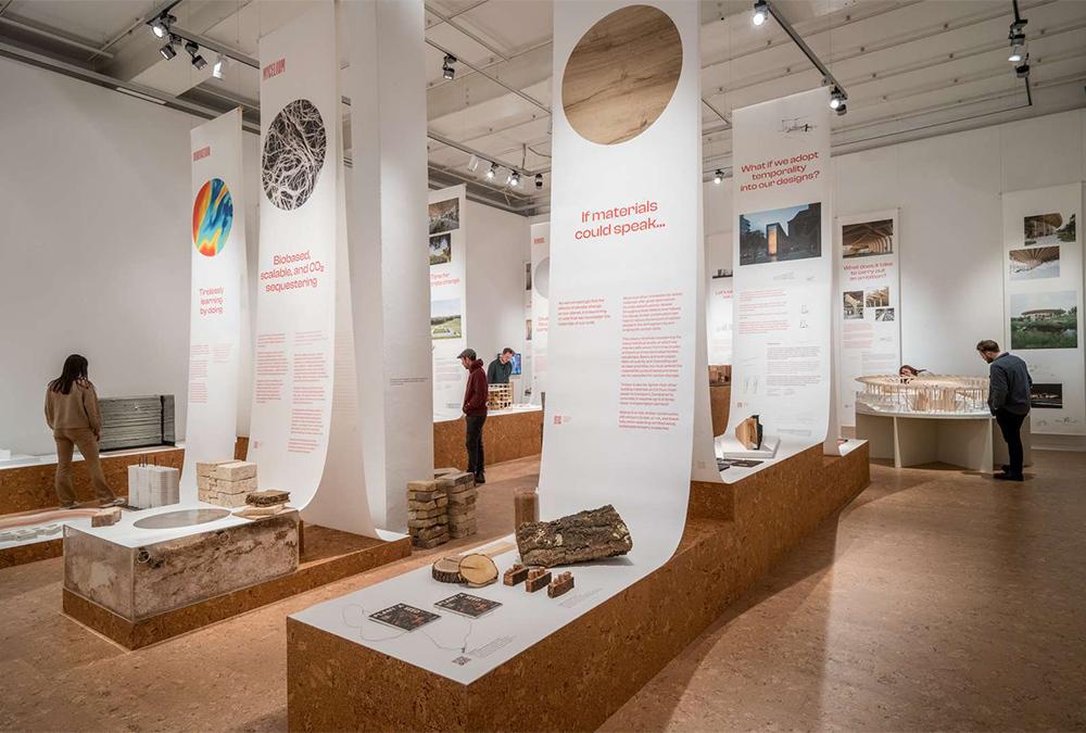 Expertise, spannend demonstriert: Die Ausstellung „Changing our Footprint“, mit der Henning Larsen demnächst auch in Kopenhagens Danish Architecture Center viel aktuelles Bauwissen präsentiert. (Bild: Rasmus Hjortshøj)