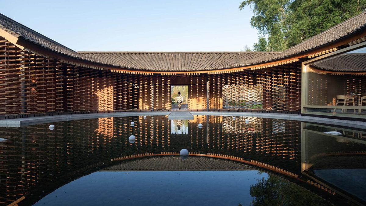 Teich, Shanshui Firewood Garden, Mix Architecture, Sichuan, China