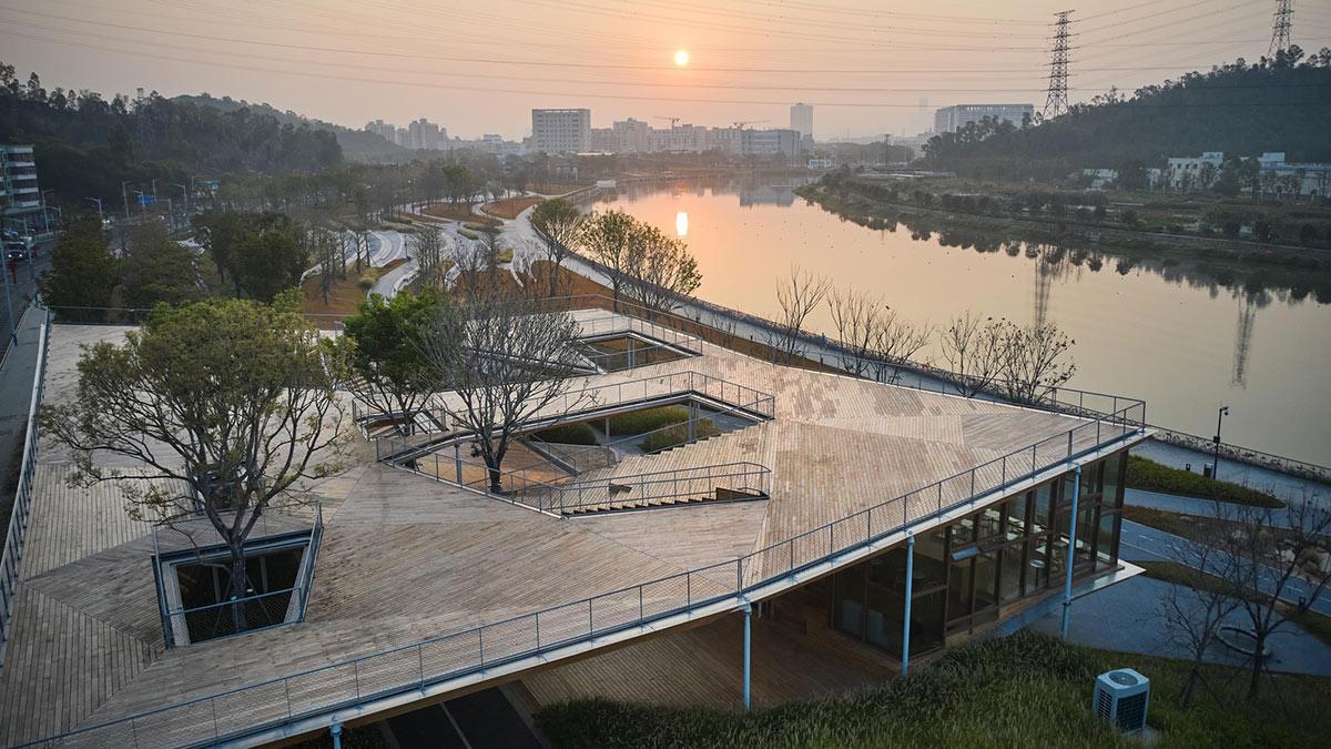 Fluss Maozhou, The Wing of Swallow, TJAD Original Design Studio, Shenzhen, China