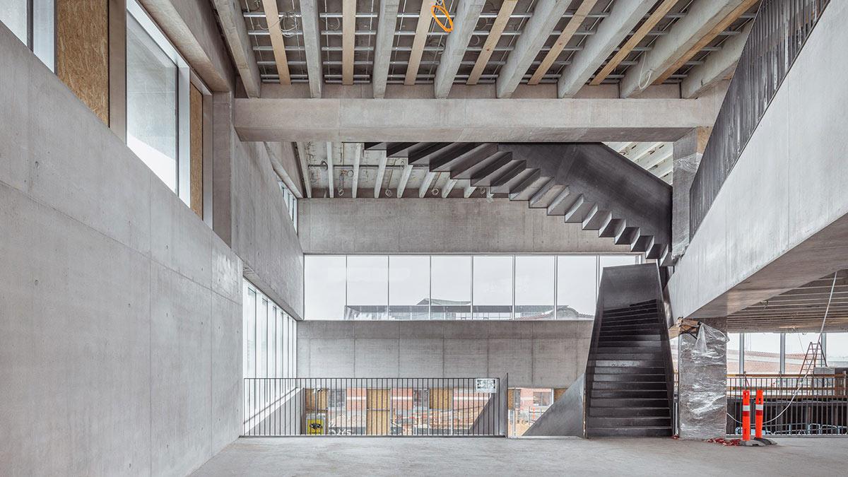 Treppe, BIG HQ, Bjarke Ingels, Nordhavn, Copenhagen, Denmark