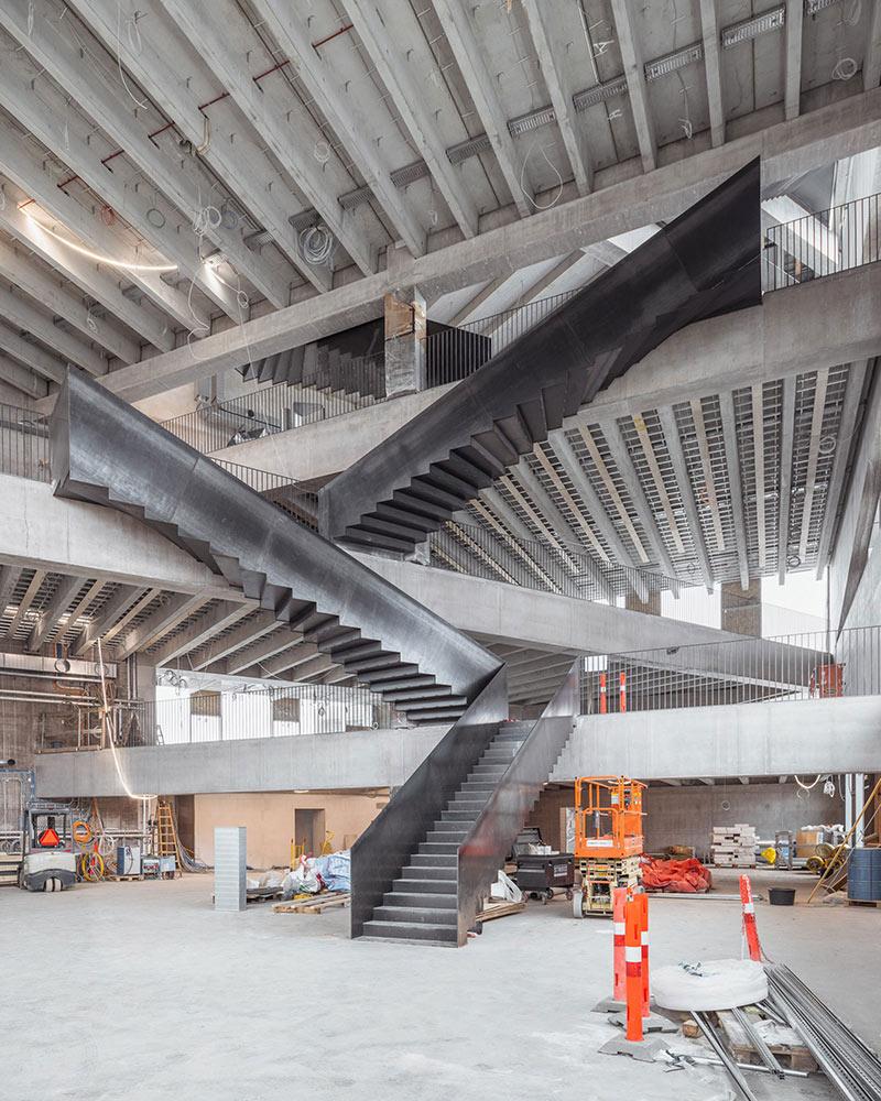 Aufgang, Lobby, BIG HQ, Bjarke Ingels, Nordhavn, Copenhagen, Denmark