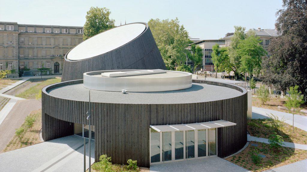 Planetarium Straßburg aus der Vogelperspektive