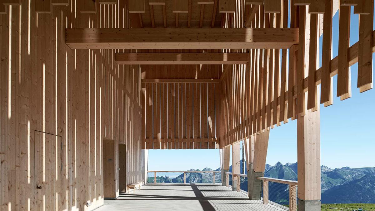 Restaurant, Gipfelgebäude Chäserrugg, Herzog & de Meuron, Toggenburger Bergbahnen