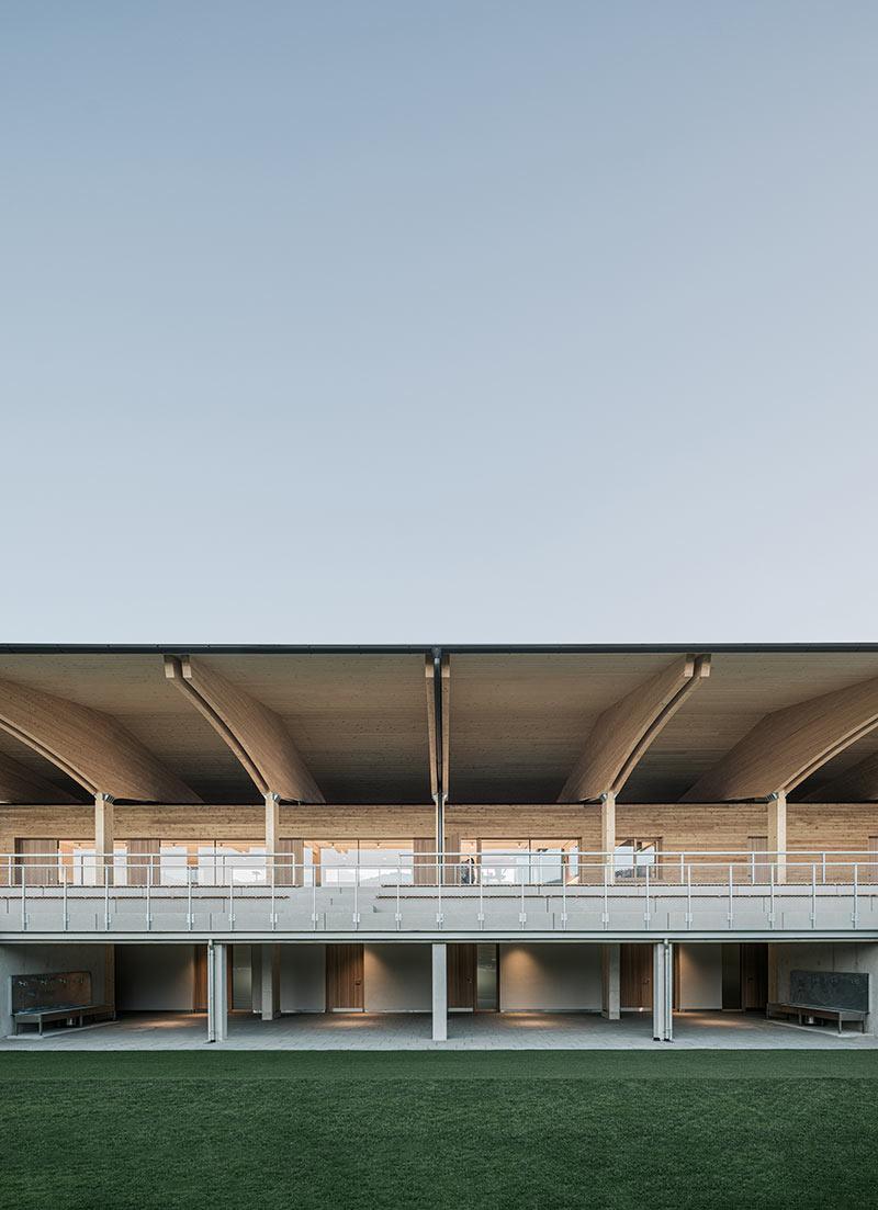 Tribünenbau, Lungau Arena, LP Architektur, Salzburg, Sportstättenbau, Holzbotschafter