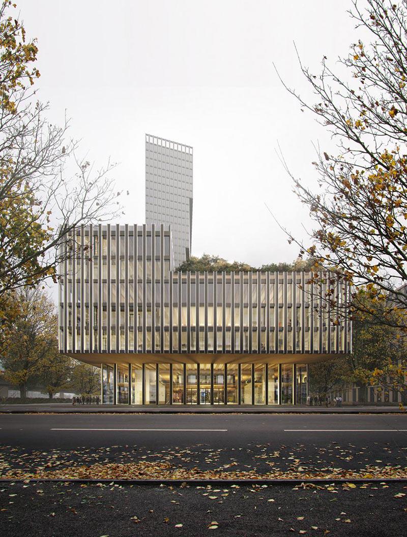 Namu, Holz-Hochhaus, Offenbach, Holz-Hybrid, Eike Becker Architekten
