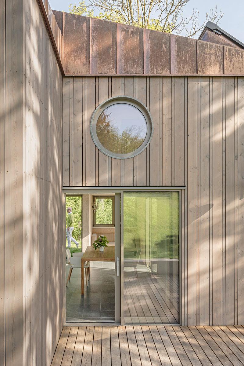 Fassade, Villa minimale, Clemens Kirsch Architektur, Wien, Schrebergarten, German Design Award, Herta Hurnaus