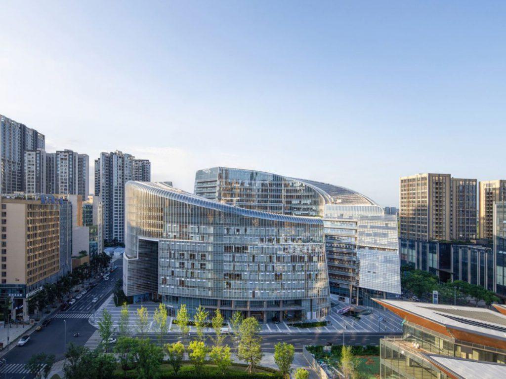 Das Chengdu Co-Innovation and Cooperation Center besticht durch Originalität