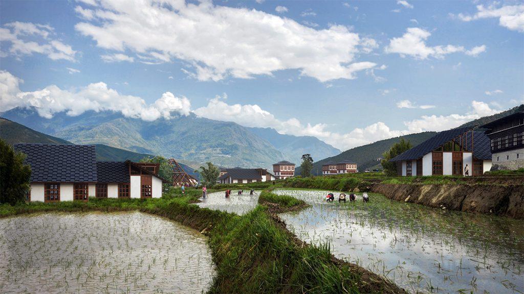 Wasserläufe bestimmen sowohl die dörflichen, als auch die urbanen Zonen. (Bild: BIG)