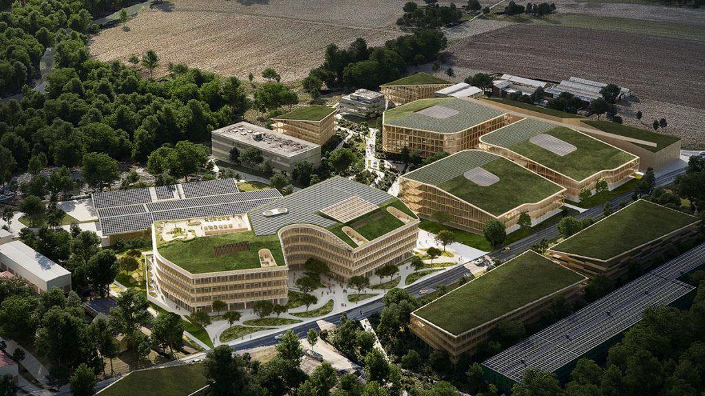 Ecotope, Masterplan, EPFL, Lausanne, Schweiz, 3XN