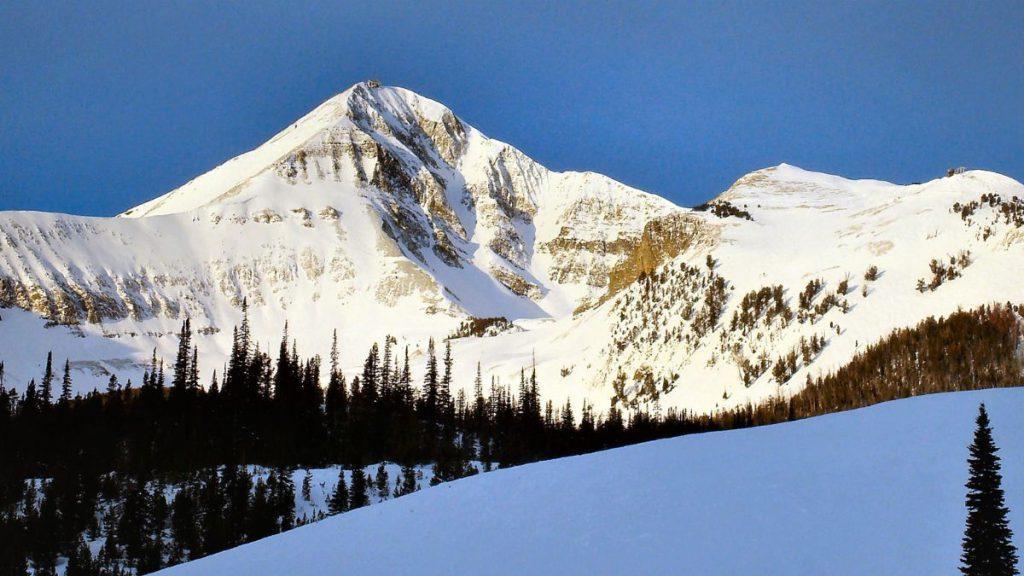 Lone Mountain im Winter