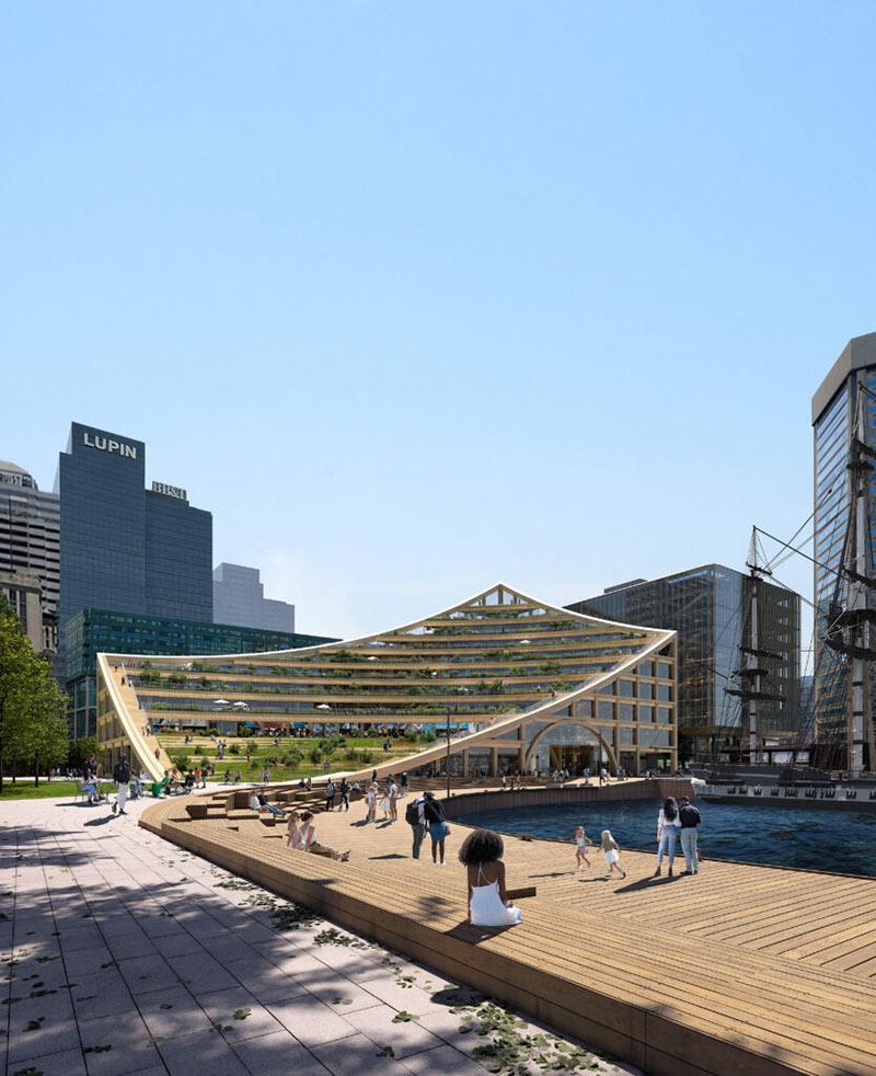 Harborplace Baltimore, Inner Harbor, 3XN