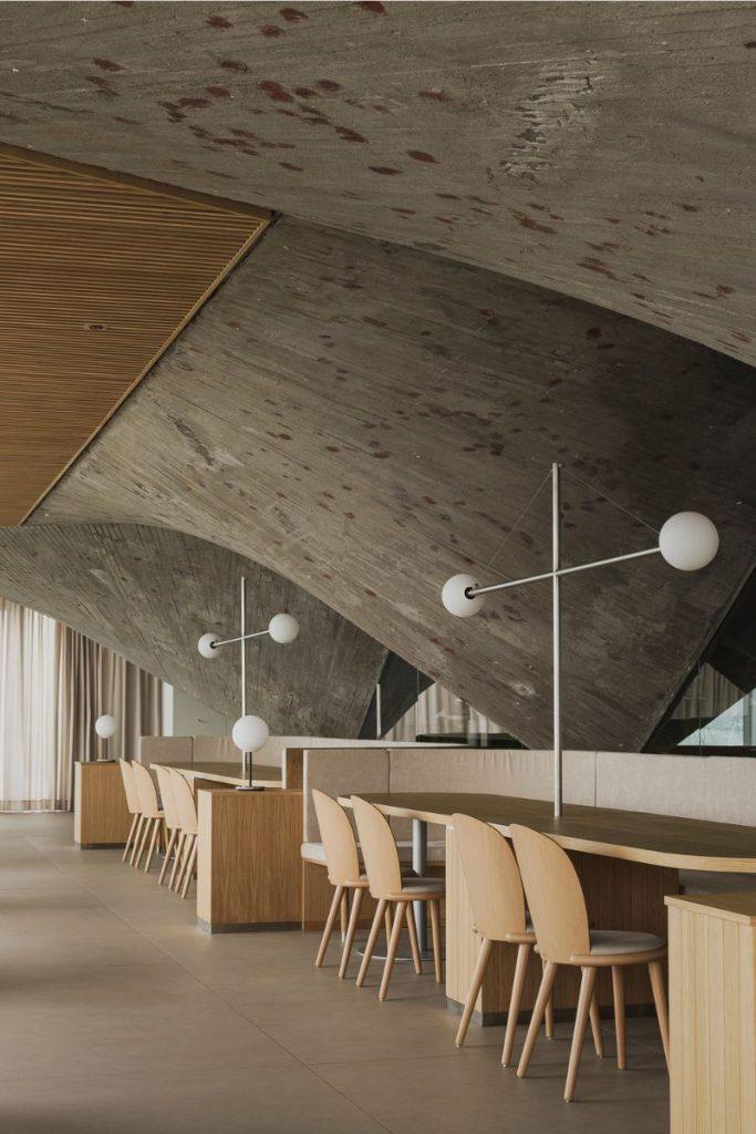 Brutalistische Architektur in Santander in Spanien