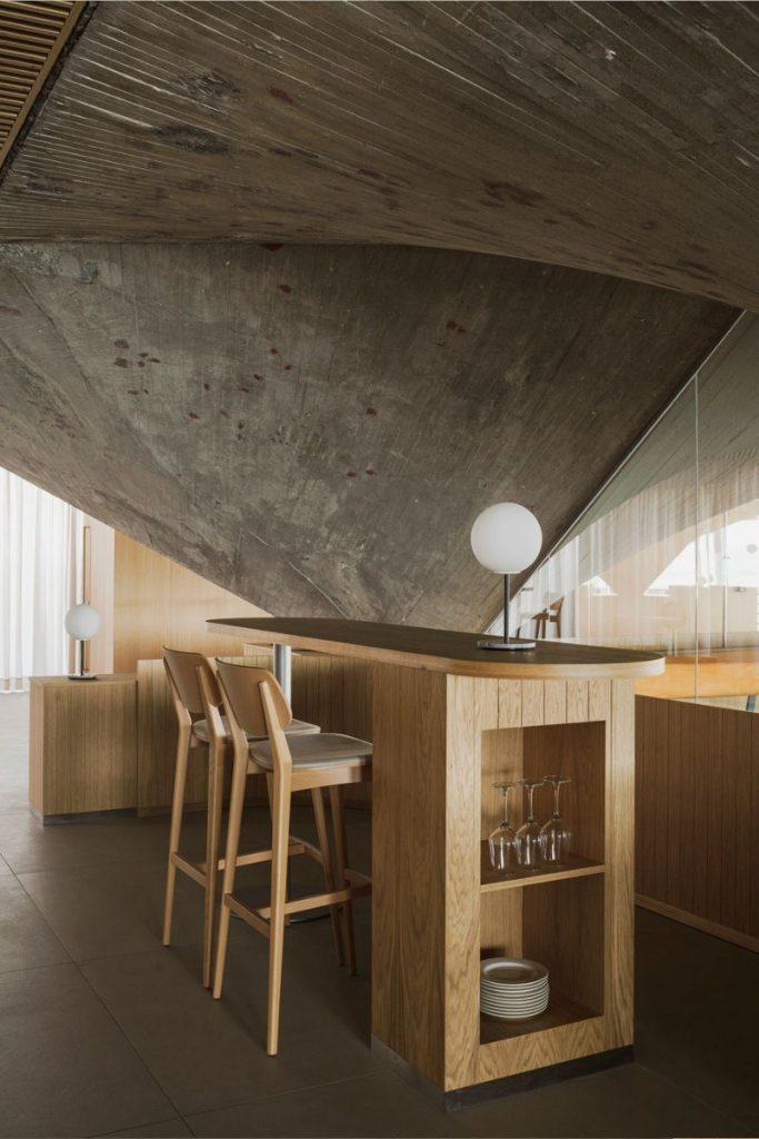 Brutalistische Architektur in Santander in Spanien