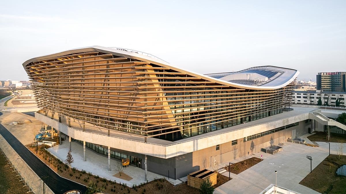 Olympisches Wassersportzentrum, Centre Aquatique Olympique, VenhoevenCS, Atelier 234, Paris 2024