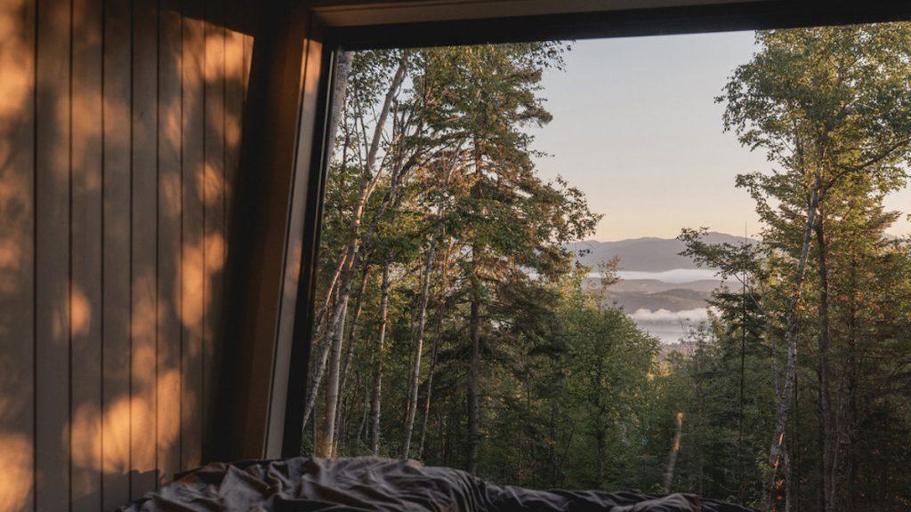 Ausblick Erkernfenster Unesco-Biosphärenpark La Malbaie