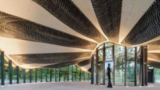 Hybrid-Flachs-Pavillon, Landesgartenschau Wangen, Universität Stuttgart, ICD, ITKE