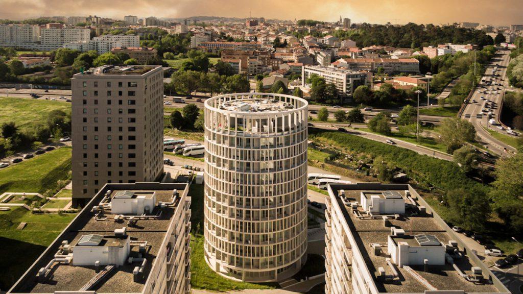 Hoso Tower; BigCity Asprela; Studentenwohnheim, Porto; OODA
