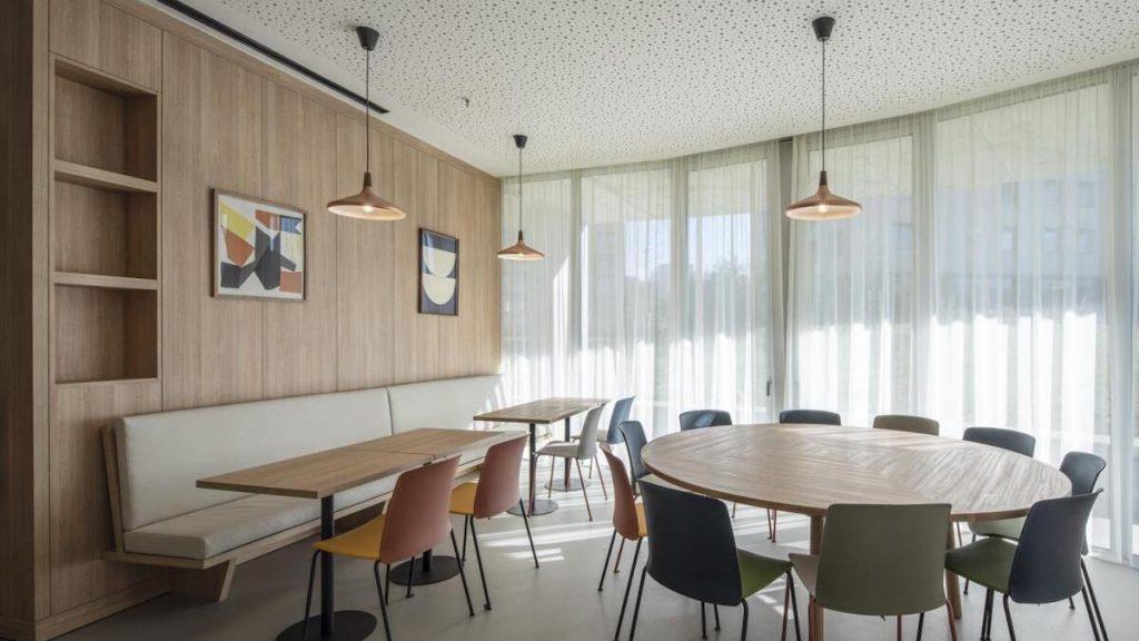 Hoso Tower; BigCity Asprela; Porto; Studentenwohnheim; Gemeinschaftsraum; ssen