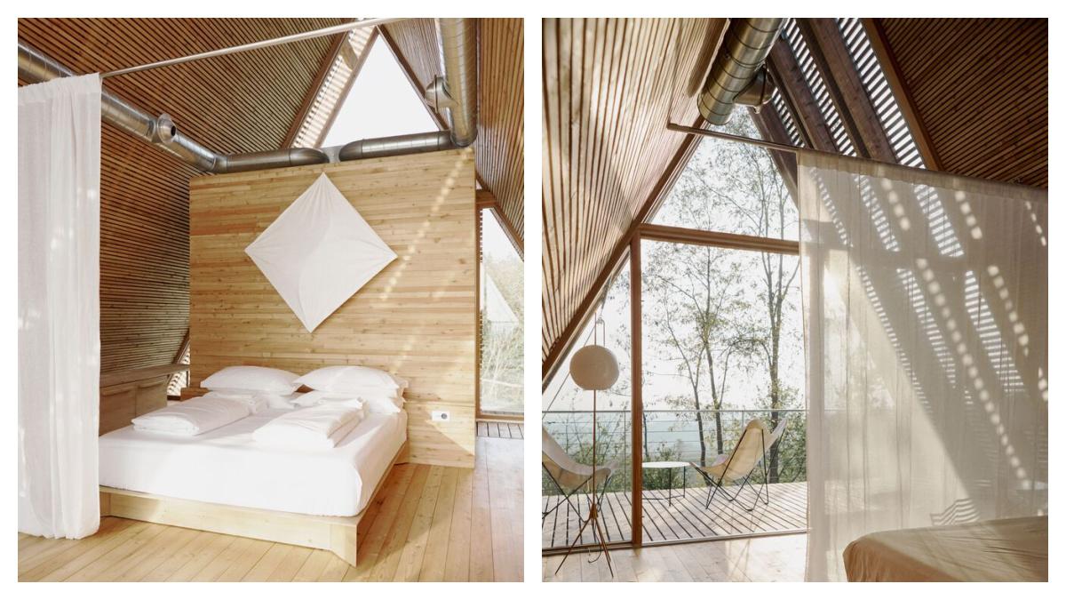 Innenansicht der Lodges 