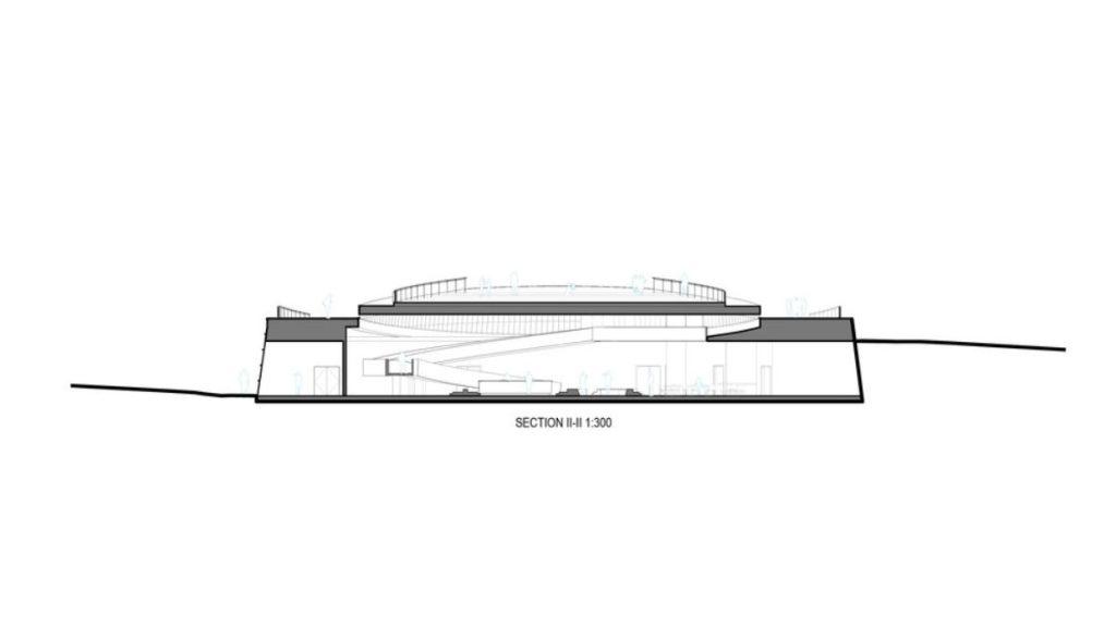 Seitenriss des Iceland Volcano Museums
