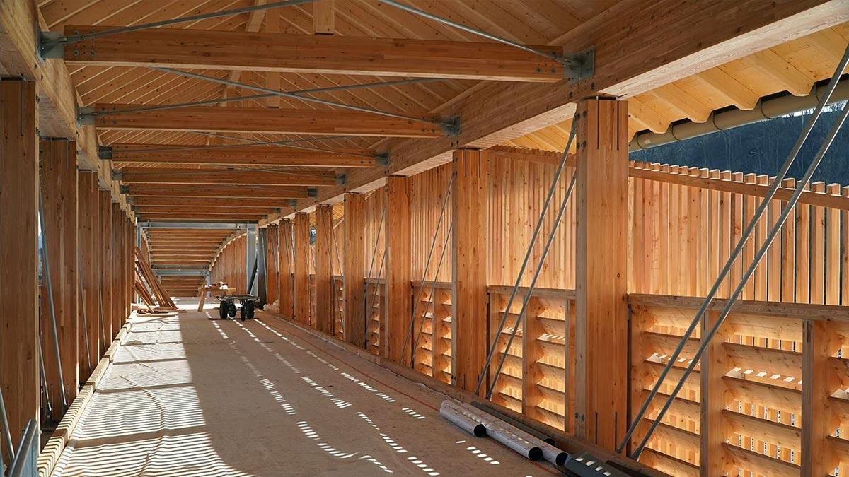 Traunbrücke Wels, Holzfachwerk, Schimetta Consult