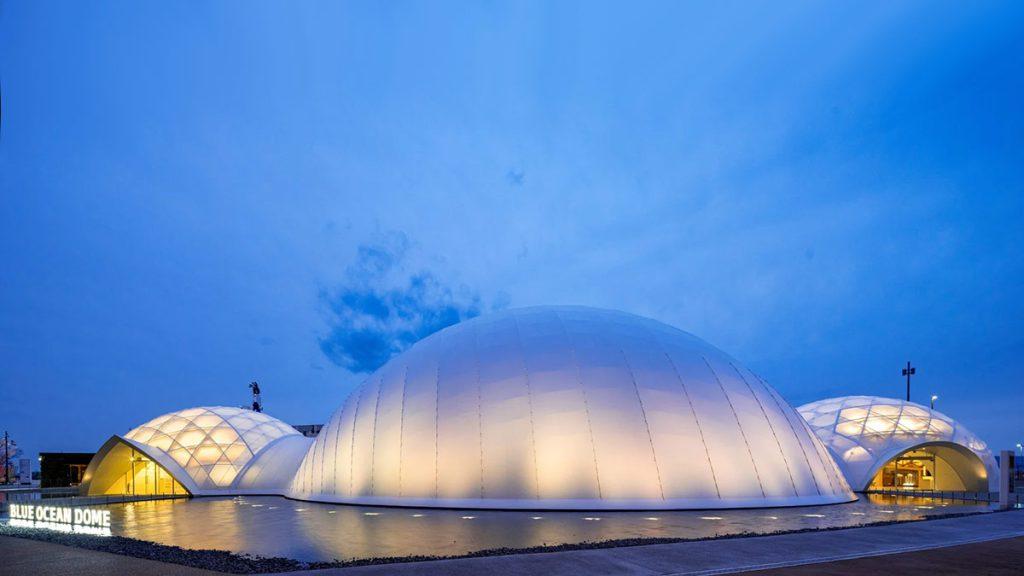 Blue Ocean Dome, Expo Osaka 2025, Shigeru Ban Architects, paper, bamboo, CFRP