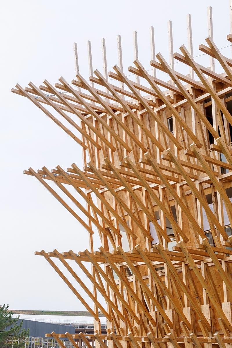 Bahrain Expo Pavillon, Lina Ghotmeh Architecture, Expo Osaka 2025, Holzbau, Schiff 
