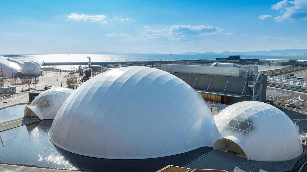 Blue Ocean Dome, Expo Osaka 2025, Shigeru Ban Architects, paper, bamboo, CFRP
