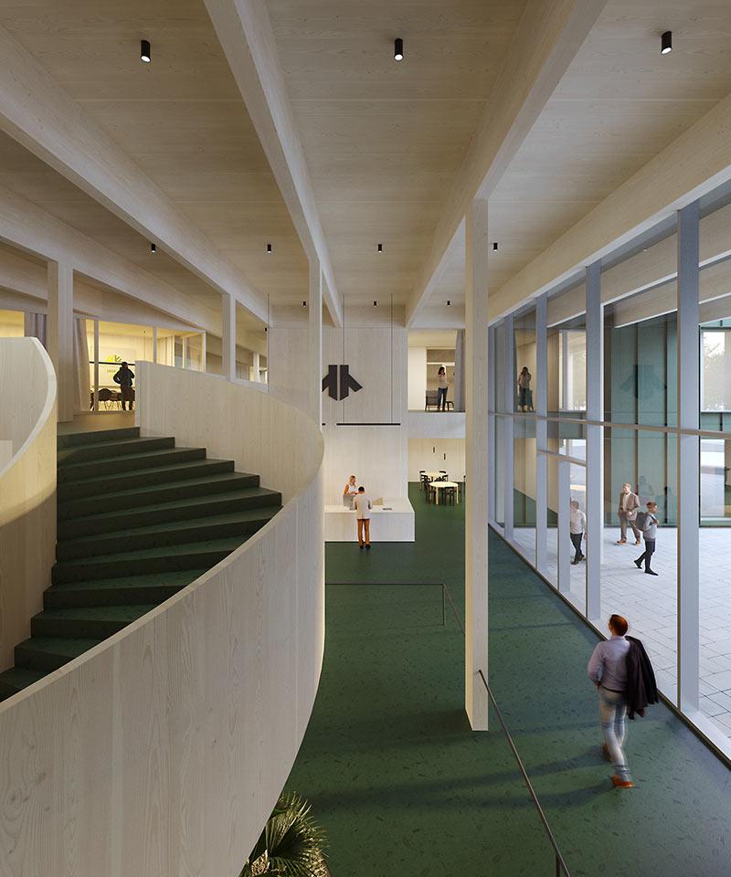 Tschechische Staatsforsten, Lesy ČR, Verwaltungsgebäude, Chybík + Krištof, Holzbau, Tschechien