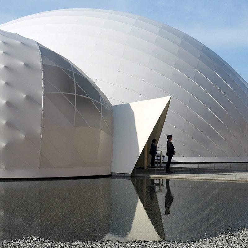 Blue Ocean Dome, Expo Osaka 2025, Shigeru Ban Architects, paper, bamboo, CFRP 