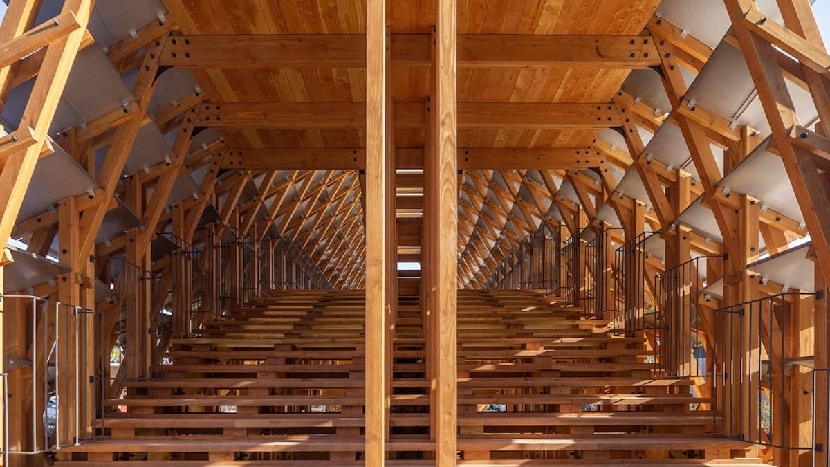 Konstruktion, Holzbrücke, Luo Studio, China