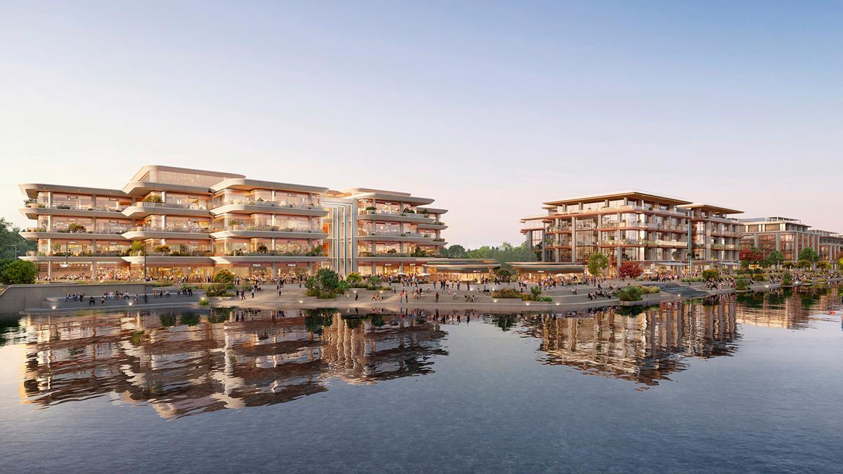 Sanlin Riverside liegt am Ufer des Flusses