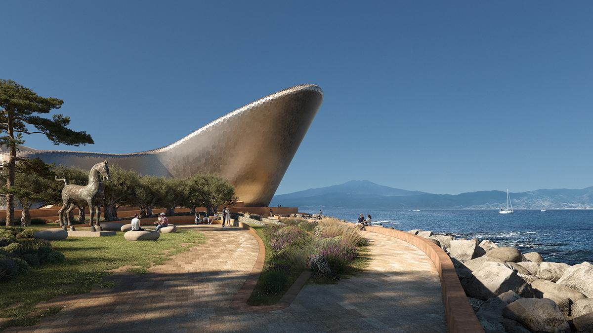 Reggio Calabria, Centro della Cultura del Mediterraneo, Zaha Hadid Architects