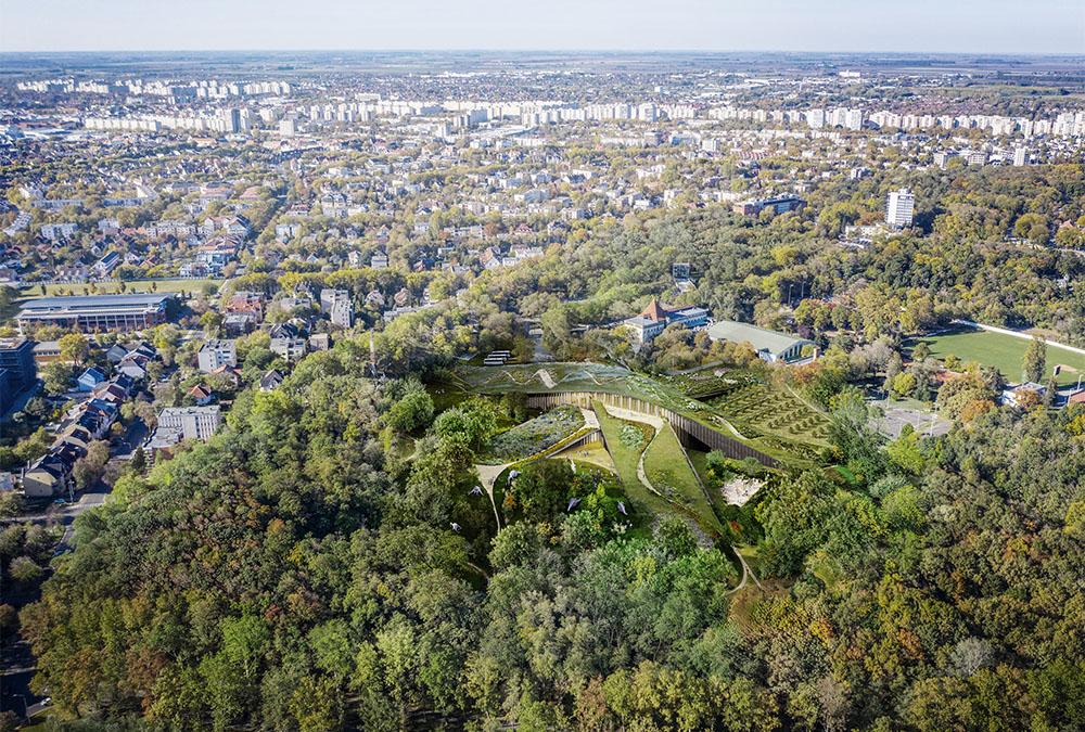 Der auf Nachhaltigkeit fokussierte Bildungsbau ist als ganzjährige Attraktion konzipiert. (Bild: BIG)