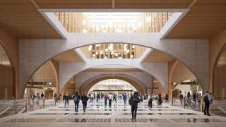Gothenburg Grand Central, Göteborg, Bahnhof, Reiulf Ramstad Arkitekter, Holzbau