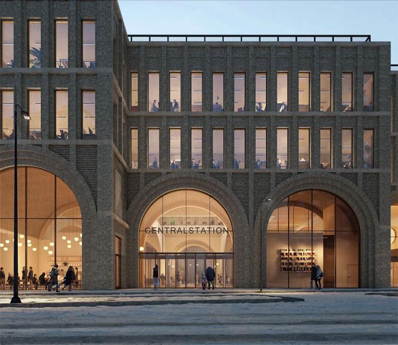 Gothenburg Grand Central, Göteborg, Bahnhof, Reiulf Ramstad Arkitekter, Holzbau