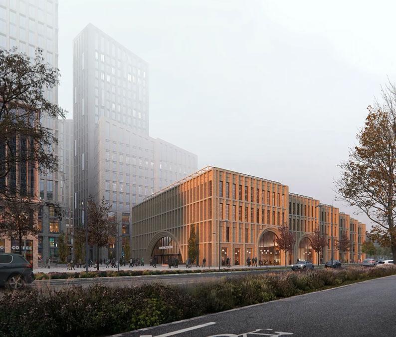 Gothenburg Grand Central, Göteborg, Bahnhof, Reiulf Ramstad Arkitekter, Holzbau